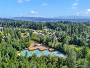 Tennis and Pickle Ball courts
