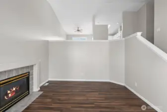 Spacious living room
