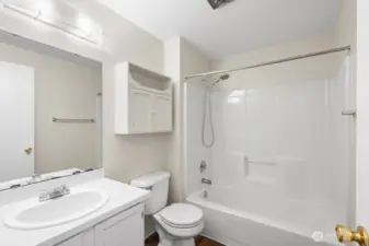 Full bathroom upstairs