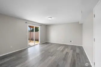 Downstairs family room
