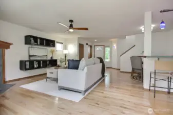 Beautiful, well cared for hardwood floors.