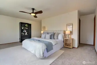 Primary Suite is oversized - plenty of room for a sitting area.