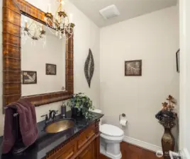 Main floor powder room