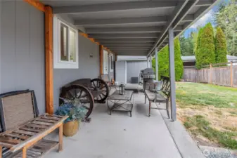 Covered patio
