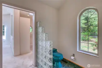Primary bath is off the walk-in closet area