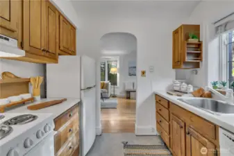 The Kitchen also has great natural light; all appliances are included.
