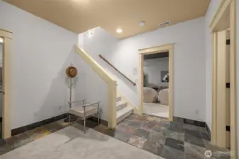 Expansive space downstairs