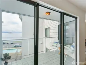 Sparkling water view from you 3rd floor patio.