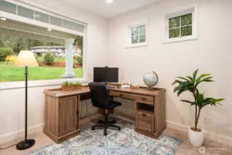 Large and quiet main floor office space