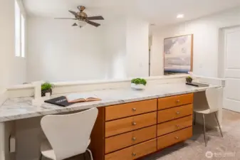 Cool study area on landing