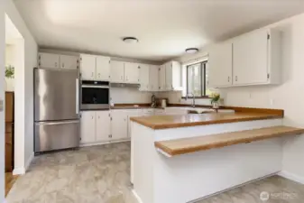 Lots of counter space.