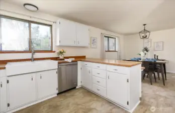 Door to right leads to laundry area.