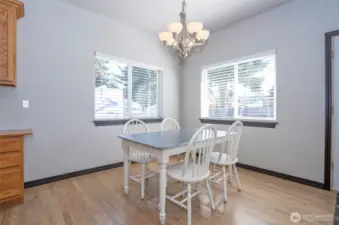 Bright, open eating area designed for comfortable everyday living.