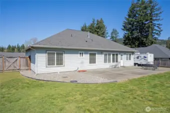 Spacious, fully fenced backyard with plenty of room to add outdoor furniture and create your ideal relaxing outdoor retreat.