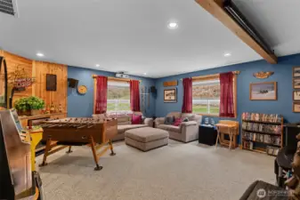 Main Floor Theatre Room, Office, Bonus Room