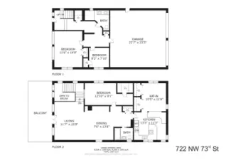 Practical reverse floor plan maximizes space, light & storage + double garage!