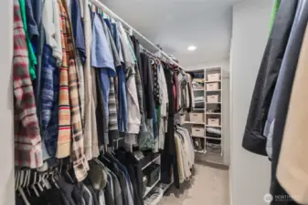 Primary Suite walk-in closet