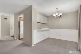 Lovely dining area