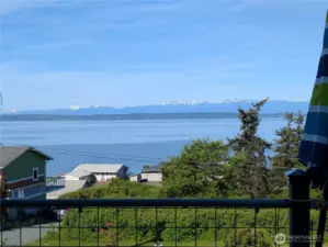 Westerly view of Admiralty Inlet and Olympic Mtns