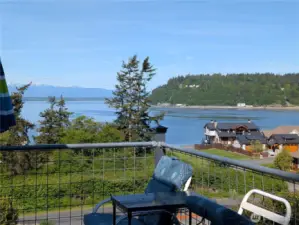 Northwest view - Olympics and Cultus bay