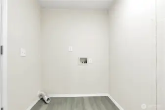 Large Laundry room off of kitchen.