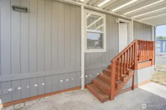 STAIRWAY AND  PORCH