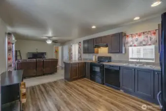 Roomy kitchen