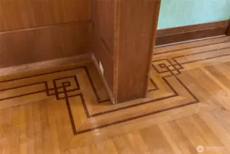 Plenty of in-laid detail throughout