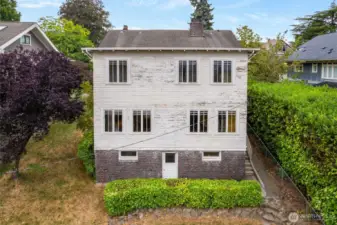 Back of the house - from the alley