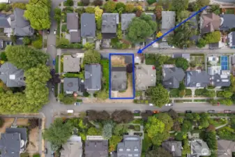 Street to alley lot