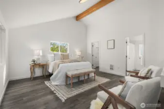 125 MLK: Back house - Lofted Primary Suite