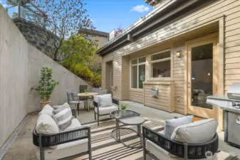 entertainment space -spring, summer and fall.