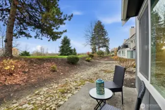 Back patio off slider