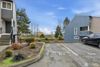 uncovered reserved parking space #62