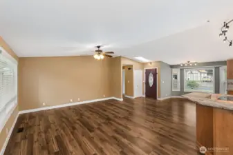 Open Concept Kitchen / Living / Dining