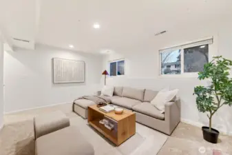 Family room downstairs