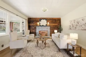 Spacious living room.