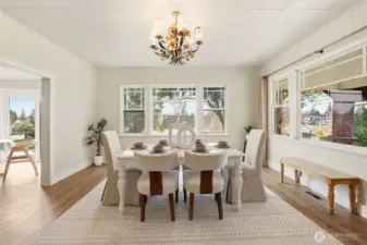 Light and bright living spaces.