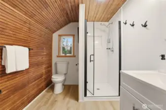 Second primary bedroom attached bath.