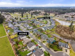 Close proximity to neighborhood parks and amenities.