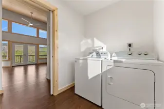 Laundry and utility room.