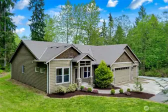 Lot is over an acre