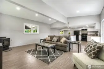 Living are looking towards Kitchen