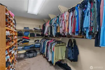 This is the walk-in closet off the additional bedroom.