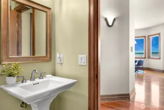 Main floor half bath