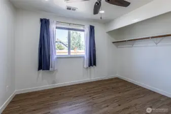 Bedroom #3 features a large closet