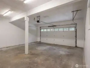 Garage drywall has been replaced and painted. New electric garage door opener.