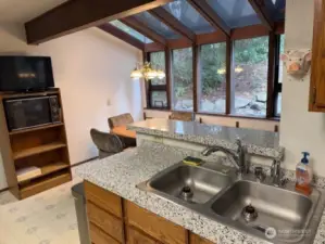 Kitchen (Looking into Sun-Room)