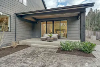 Main floor 2nd primary bedroom private patio