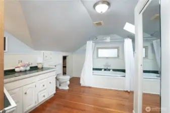 This bathroom is huge